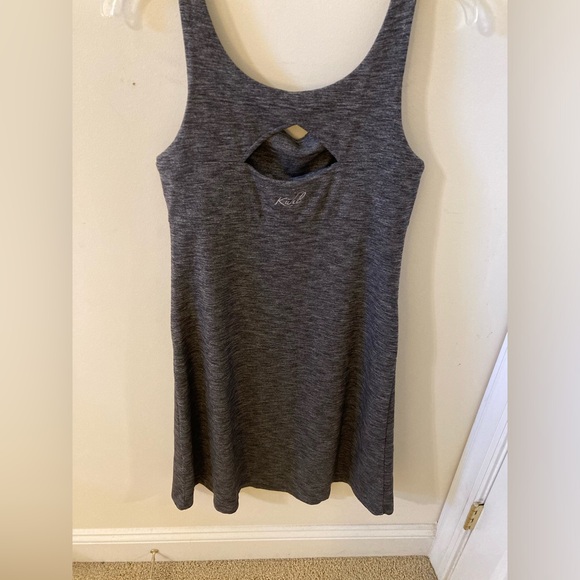 Kuhl Mova Aktiv Charcoal Heather Grey Athletic Sleeveless Outdoor Dress M - Picture 3 of 6